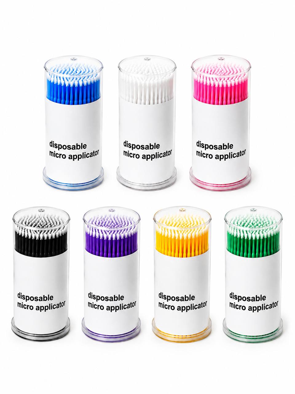 Microbrushes in a tube of 100 pcs.
