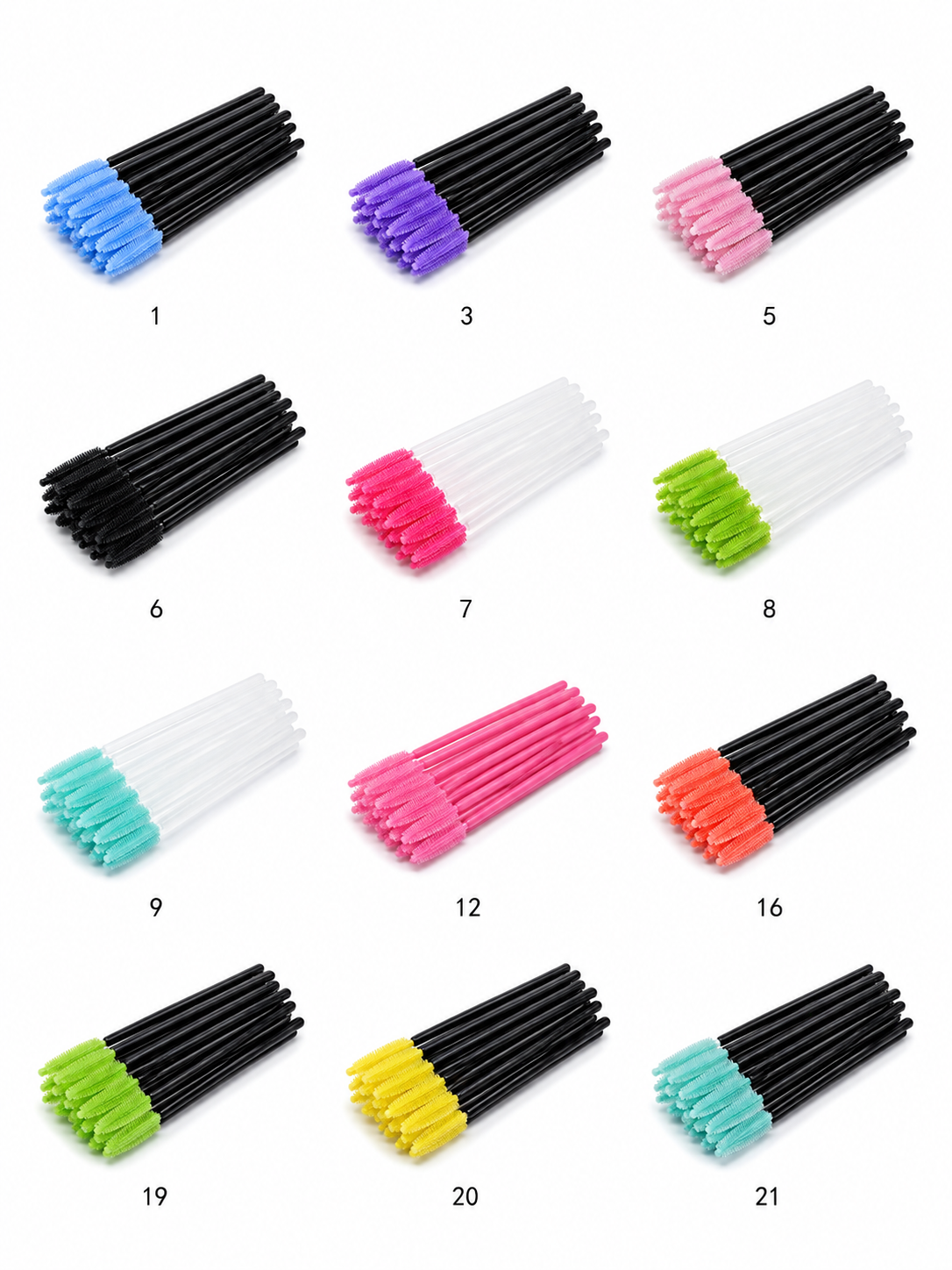 Silicone brush 50 pcs